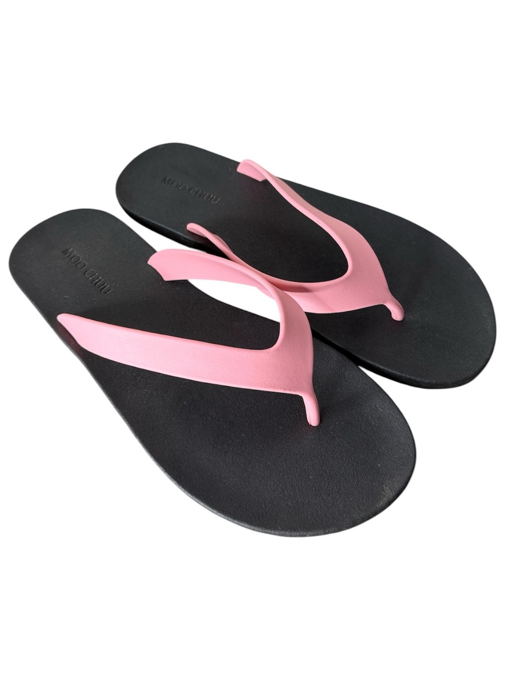 MOO CHUU Traditional Flip Flops Sandals Thong Pink Eco Recycled Size 39 / 9 / 10
